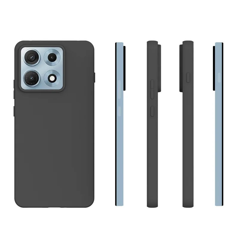 For Motorola Edge 70 Max 5G Case Matte Finish Soft TPU Phone Cover - Black
