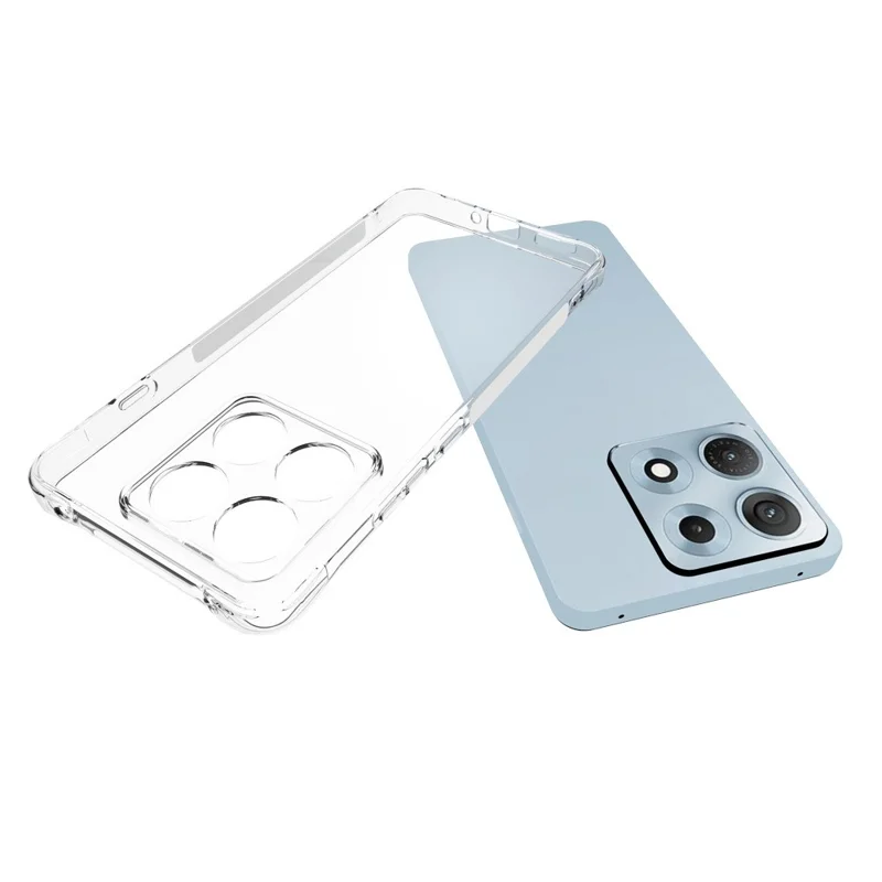 For Motorola Edge 70 Max 5G TPU Case Non Slip Anti Drop Phone Cover - Transparent