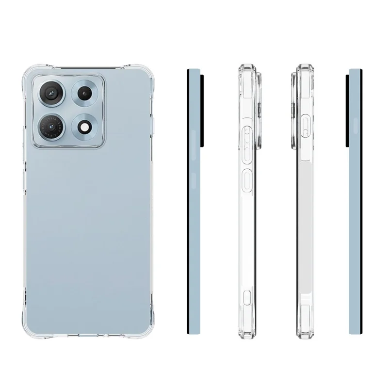 For Motorola Edge 70 Max 5G TPU Case Non Slip Anti Drop Phone Cover - Transparent