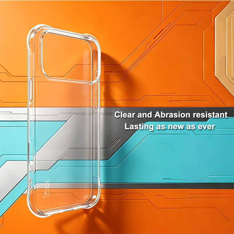 IMAK for iPhone 18 Pro / 17 Pro Case TPU Phone Cover Airbag Shockproof Protection - Transparent - 4