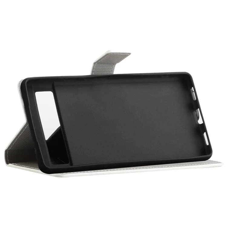 Para Google Pixel 7a Pattern Printing PU Cuero de Cuero Soporte de Tapa de la Billetera Magnético Case de Teléfono Protector - Loto