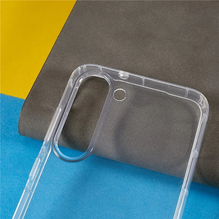 Transparent Phone Case for Samsung Galaxy S23, Shockproof Airbag Protection Drop-proof TPU Back Cover