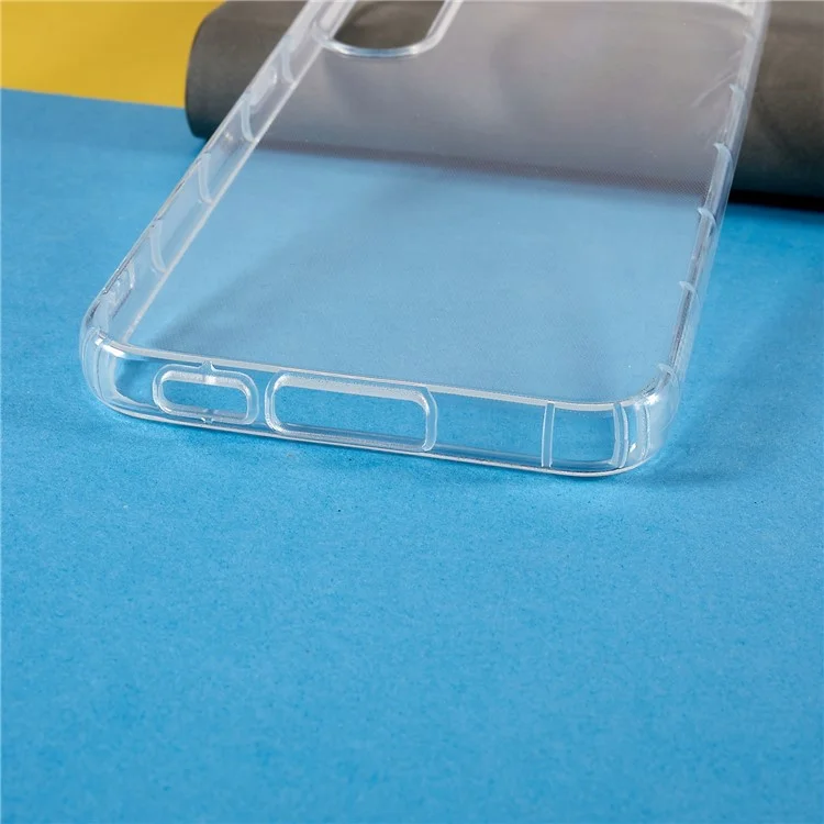 Transparent Phone Case for Samsung Galaxy S23, Shockproof Airbag Protection Drop-proof TPU Back Cover