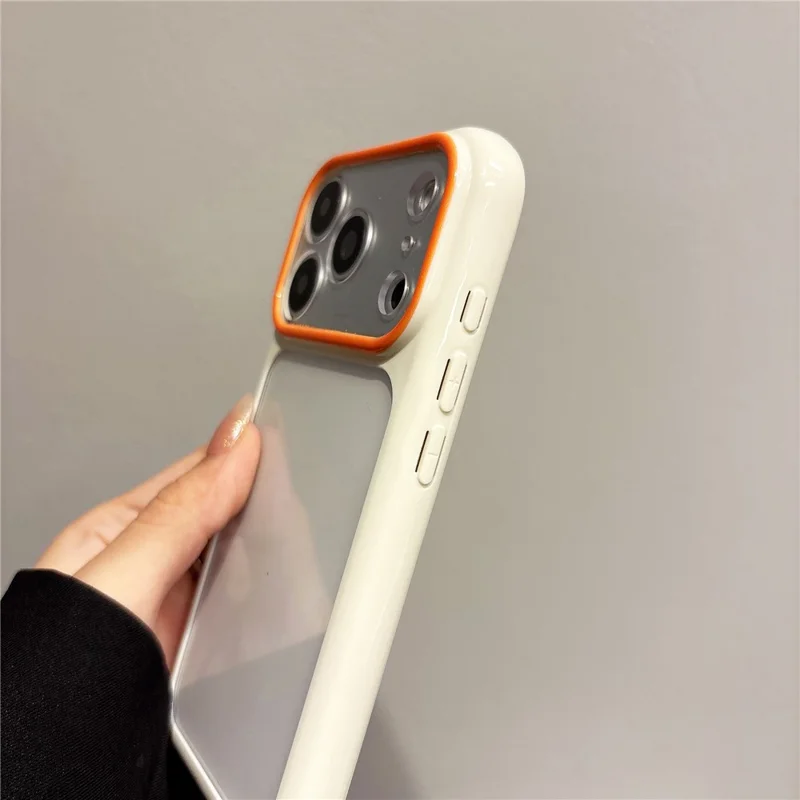 For iPhone 18 Pro Max / 17 Pro Max Case Transparent Bag Shockproof TPU Præcise Udsparinger Telefondæksel - Hvid