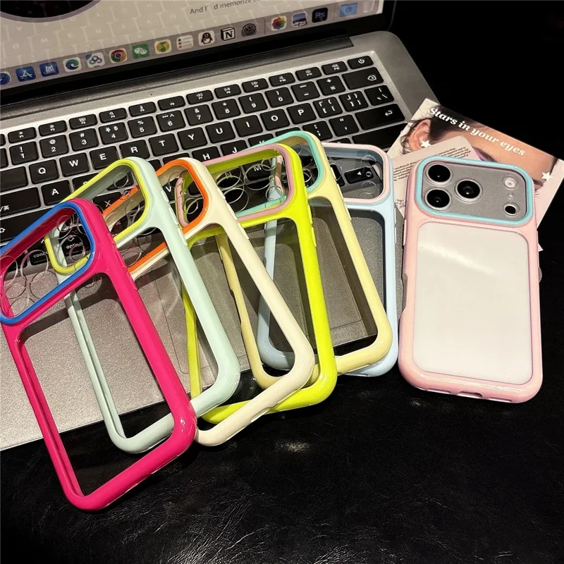 For iPhone 18 Pro Max / 17 Pro Max Case Transparent Bag Shockproof TPU Præcise Udsparinger Telefondæksel - Hvid