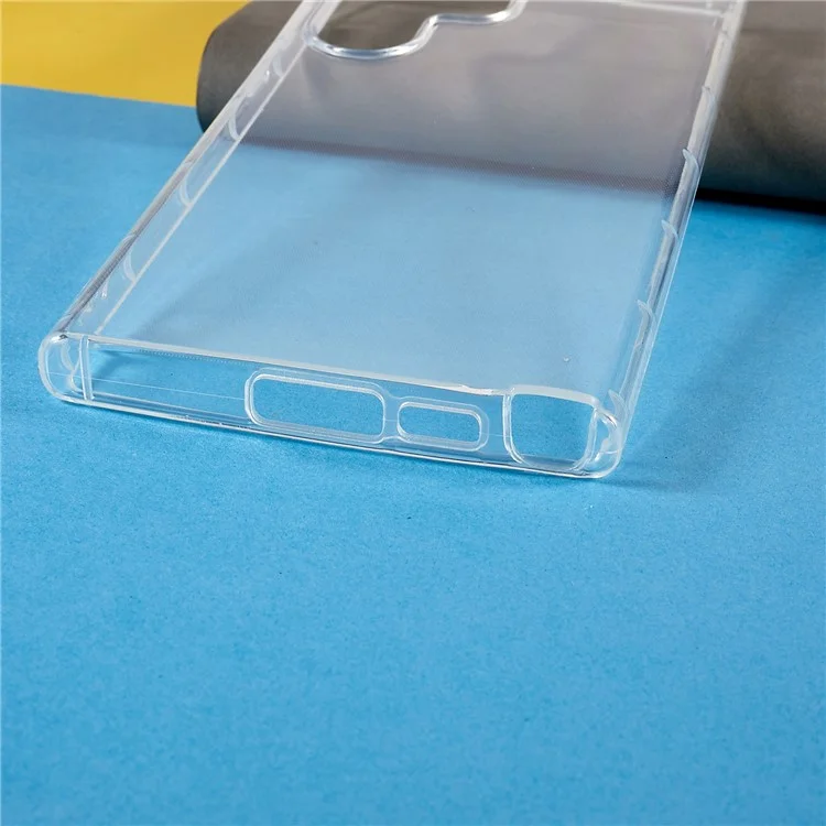 Для Samsung Galaxy S23 Ultra высокая прозрачность Ant-drop Soft TPU Case Airbag Shockproof Phone Cover