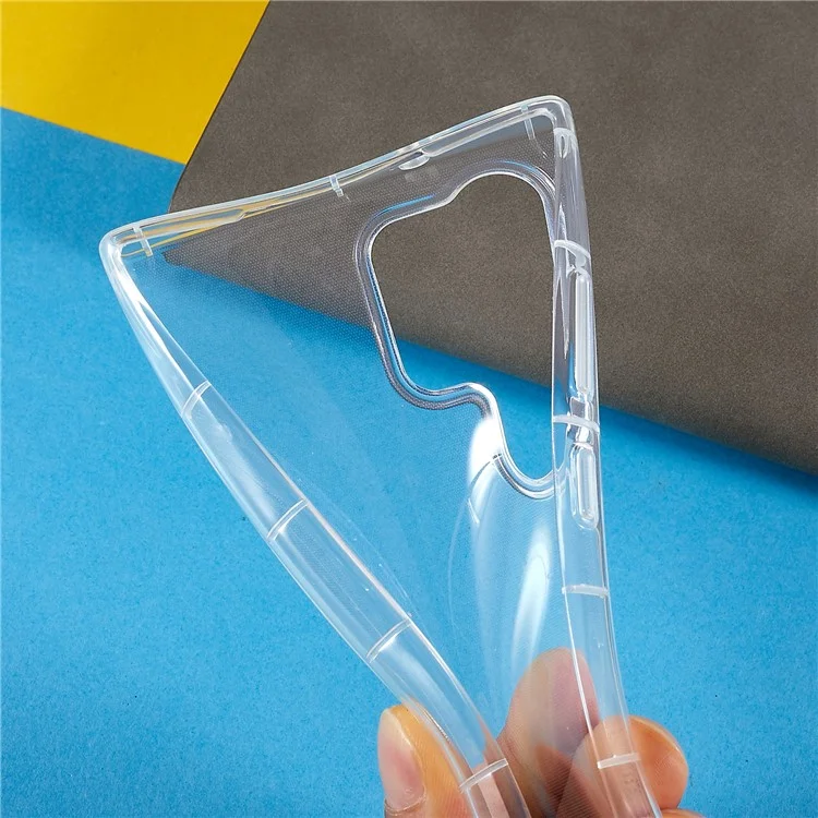Для Samsung Galaxy S23 Ultra высокая прозрачность Ant-drop Soft TPU Case Airbag Shockproof Phone Cover