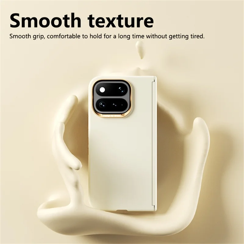 ABEEL for Google Pixel 11 Pro Fold Magnetic Case Liquid Silicone Skin Feel PC Phone Cover - Yellow