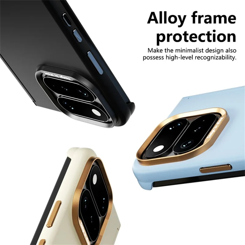 ABEEL for Google Pixel 11 Pro Fold Magnetic Case Liquid Silicone Skin Feel PC Phone Cover - Yellow