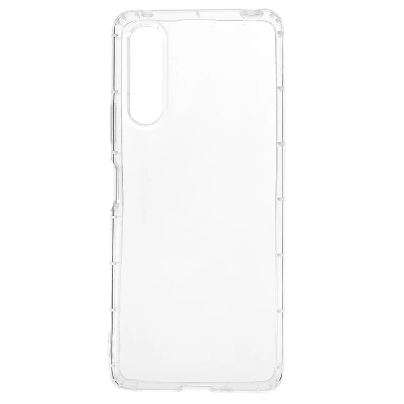 For Sony Xperia 10 IV 5G Transparent Cell Phone TPU Case Airbag Protection Scratch-resistant Back Cover
