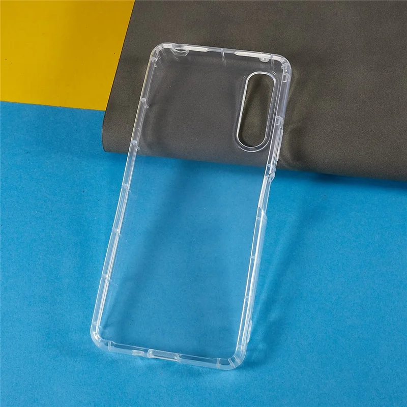 For Sony Xperia 10 IV 5G Transparent Cell Phone TPU Case Airbag Protection Scratch-resistant Back Cover