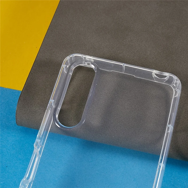 For Sony Xperia 10 IV 5G Transparent Cell Phone TPU Case Airbag Protection Scratch-resistant Back Cover