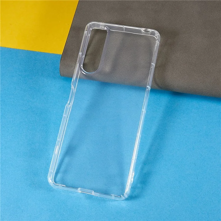 For Sony Xperia 5 IV 5G Crystal Clear Airbag Shockproof Phone Case Flexible TPU Anti-drop TPU Cover Protector