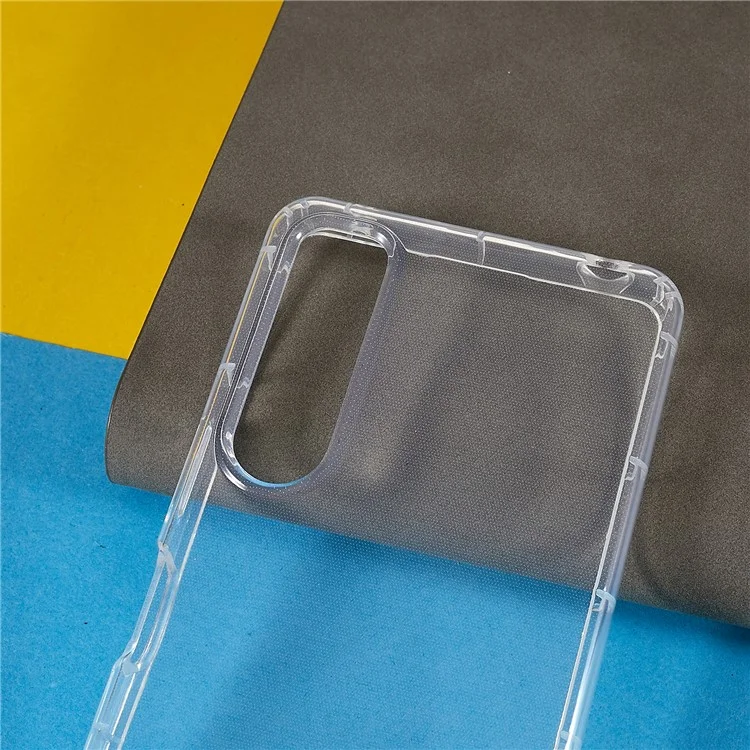 For Sony Xperia 5 IV 5G Crystal Clear Airbag Shockproof Phone Case Flexible TPU Anti-drop TPU Cover Protector