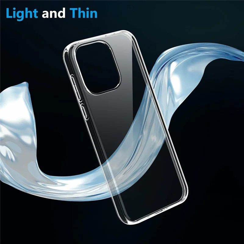 For OnePlus Nord 6 5G Clear TPU Anti-Scratch Phone Case + 2.5D Arc Edge Screen Protector