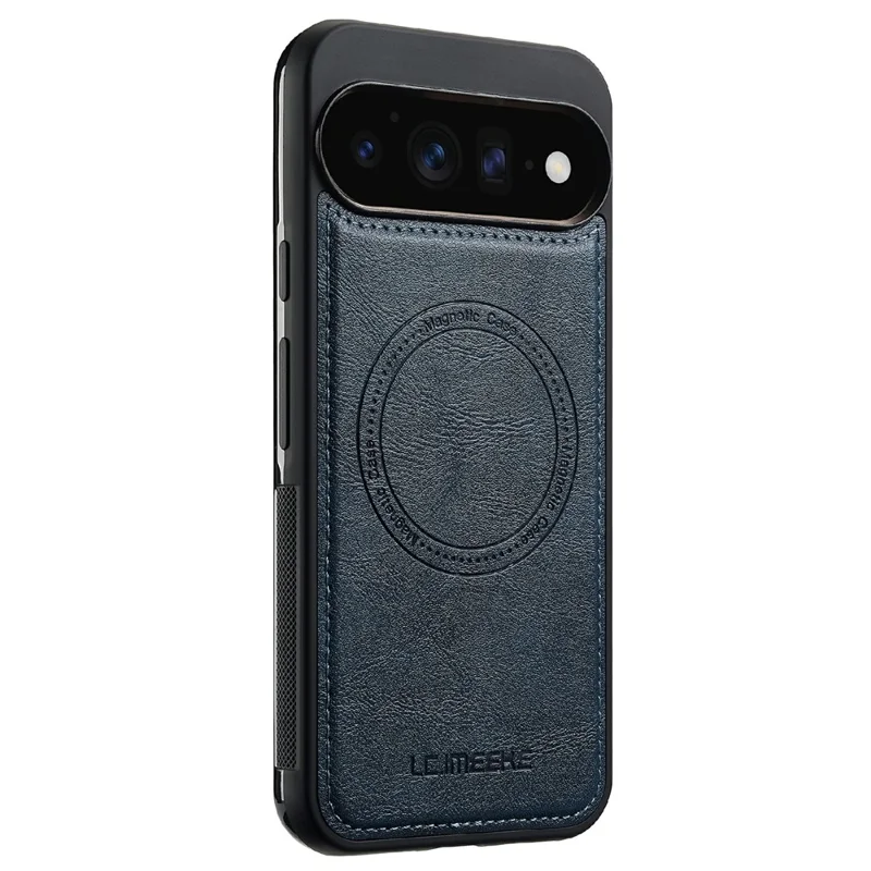 LC.IMEEKE For Google Pixel 11 / Pixel 11 Pro Magnetic Case Leather+TPU Back Cover - Blue