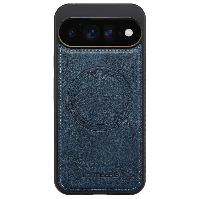 LC.IMEEKE For Google Pixel 11 / Pixel 11 Pro Magnetic Case Leather+TPU Back Cover - Blue