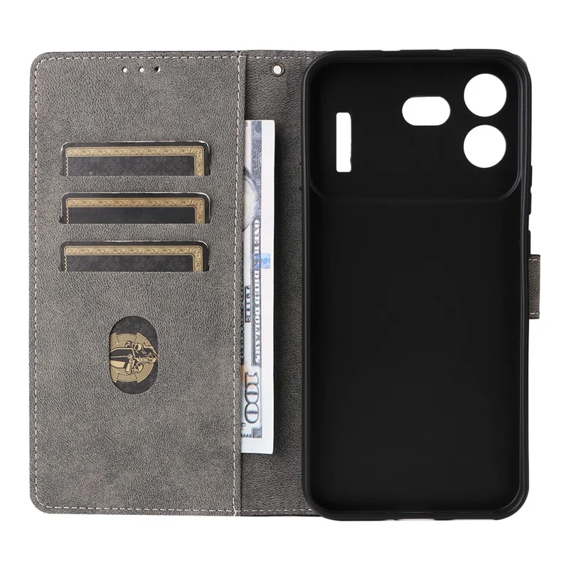 For Nothing Phone (4b) Wallet Case RFID Blocking PU Leather Phone Cover Stand with Strap - Black
