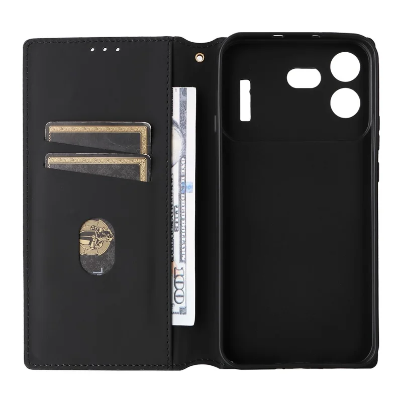 For Nothing Phone (4b) Case Wallet Rhombus Imprinted PU Leather Phone Cover - Silver