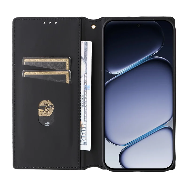 For OnePlus Turbo 6X Pro 5G Case Wallet Rhombus Imprinted PU Leather Phone Cover - Silver