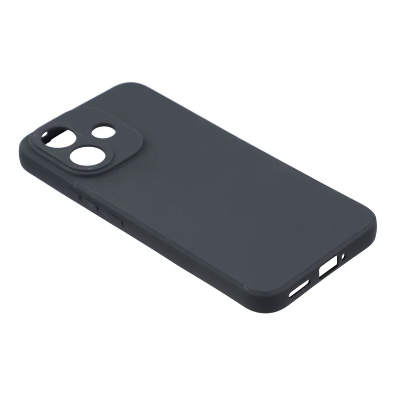 For Xiaomi Redmi Note 17 4G (Global) / Note 17 5G (Global) / Note 17 (India / China) 5G Case Precise Cutouts Straight Edge TPU Shockproof Phone Cover - Black