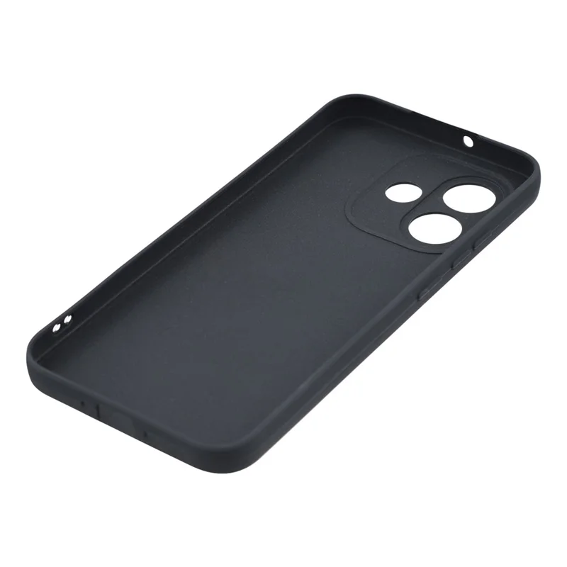 For Xiaomi Redmi Note 17 4G (Global) / Note 17 5G (Global) / Note 17 (India / China) 5G Case Precise Cutouts Straight Edge TPU Shockproof Phone Cover - Black