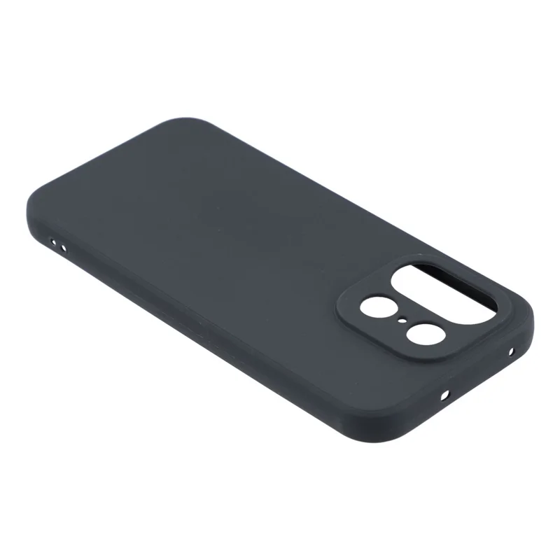 Cover per OnePlus Turbo 6X Pro 5G, Cover Protettivo in TPU Antiurto con Tagli Precisi e Bordo Dritto - Nero