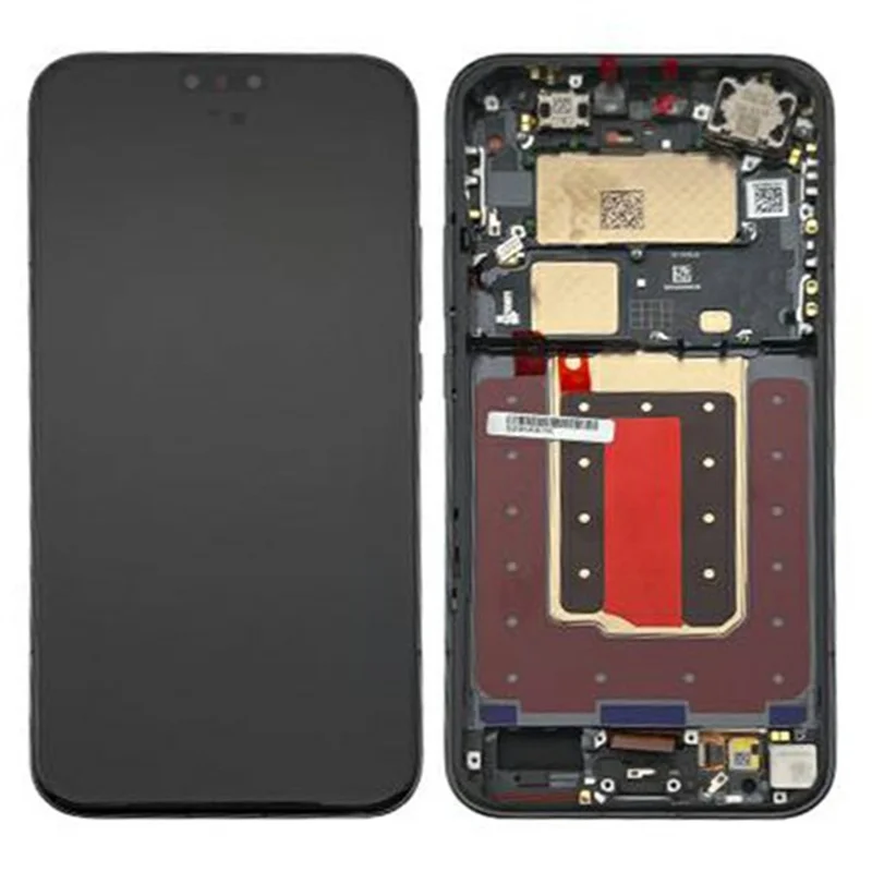 For Honor Magic8 Pro 5G OEM Grade S OLED Screen and Digitizer Assembly + Frame (without Logo) - Black