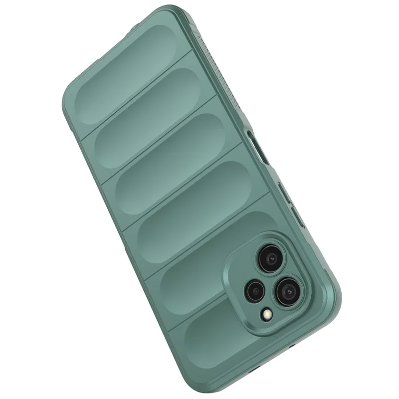 Per Huawei nova Y61 4G Custodia posteriore a prova di caduta Flessibile TPU Anti-graffio Custodia protettiva - Verde