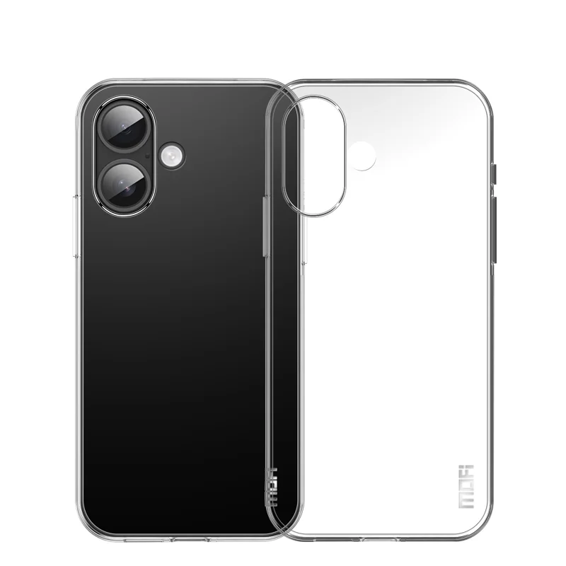 MOFI for iPhone 18 Clear Phone Case Ultra-Thin TPU Phone Back Cover - Transparent - 1