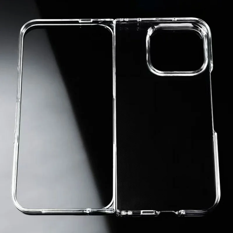Coque pour Google Pixel 11 Pro Fold, étui fin en plastique rigide résistant aux chocs - transparent