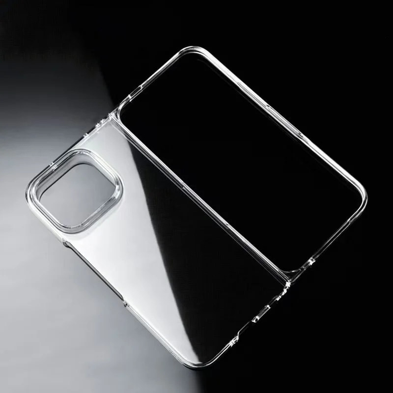Coque pour Google Pixel 11 Pro Fold, étui fin en plastique rigide résistant aux chocs - transparent