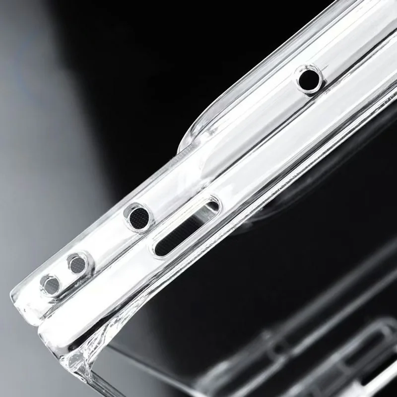 Coque pour Google Pixel 11 Pro Fold, étui fin en plastique rigide résistant aux chocs - transparent