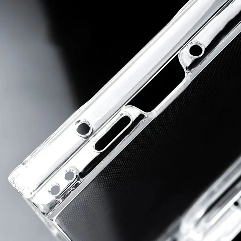 Coque pour Google Pixel 11 Pro Fold, étui fin en plastique rigide résistant aux chocs - transparent