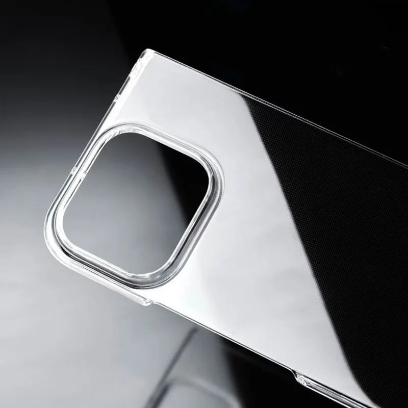 Coque pour Google Pixel 11 Pro Fold, étui fin en plastique rigide résistant aux chocs - transparent