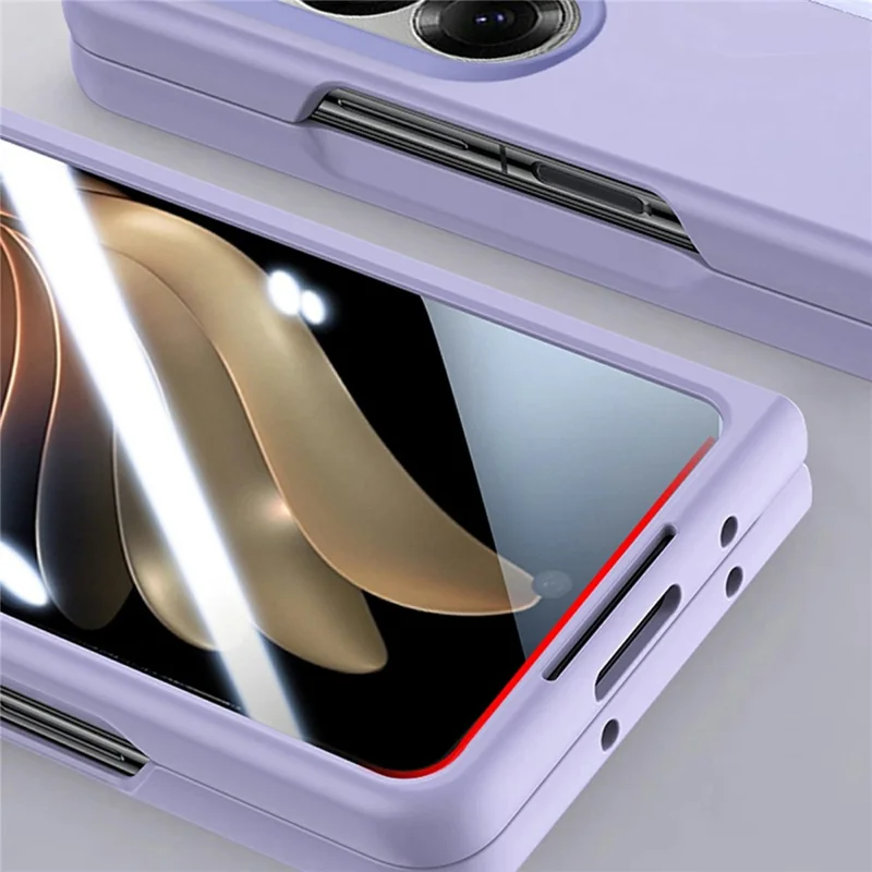 For Samsung Galaxy Z Fold8 Ultra Case Wristband PC Phone Cover with Tempered Glass Screen Protector - Black