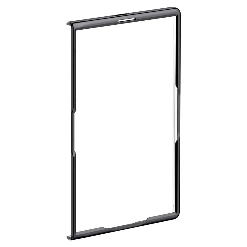 For Samsung Galaxy Z Fold8 Case PC + Acrylic Phone Cover with Screen Protector Hinge Protection - Black
