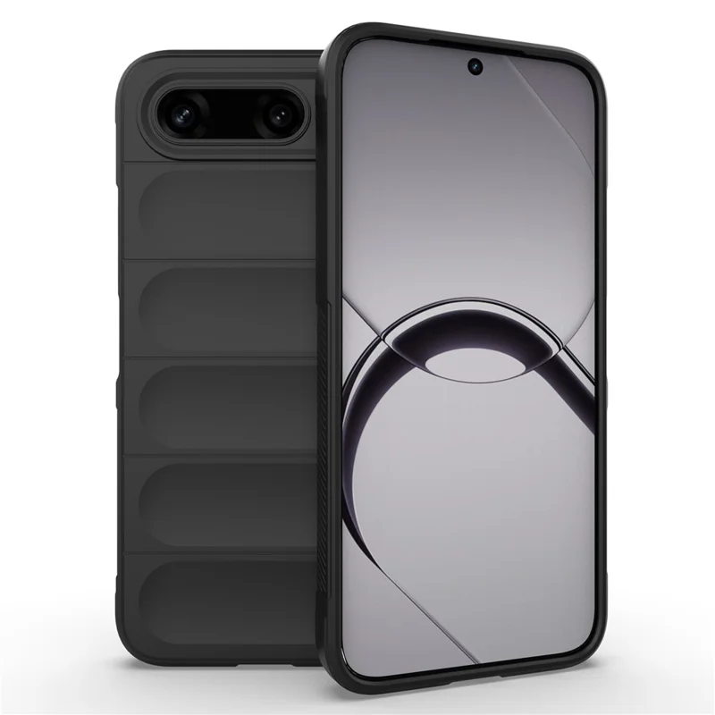 For TECNO Spark 50 5G Phone Case Anti-Drop Soft TPU Rugged Back Cover - Black