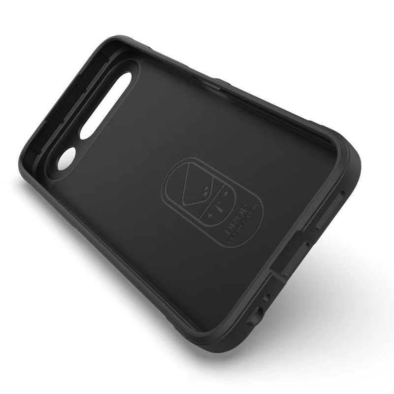 For TECNO Spark 50 5G Phone Case Anti-Drop Soft TPU Rugged Back Cover - Black