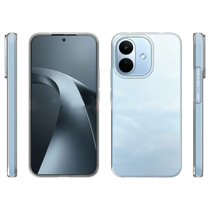 10Pcs / Pack For Xiaomi Redmi Note 17 Pro 5G Case Watermark Free TPU Protective Phone Cover - Transparent
