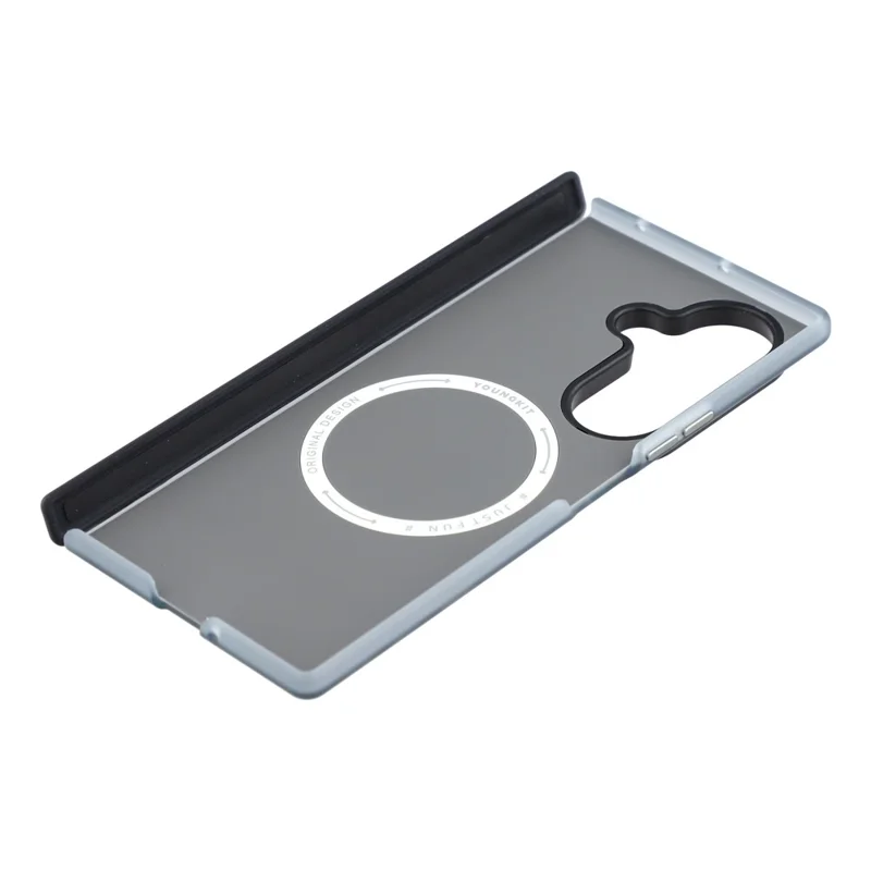 YOUNGKIT Technology Series for Samsung Galaxy Z Fold8 Ultra Magnetic Case Hard PC IMD Phone Cover - Grey
