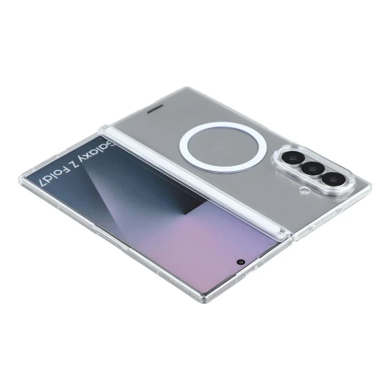 YOUNGKIT For Samsung Galaxy Z Fold8 Ultra / Z Fold7 5G Magnetic Case PC Phone Cover with Hinge / Front Frame - Transparent