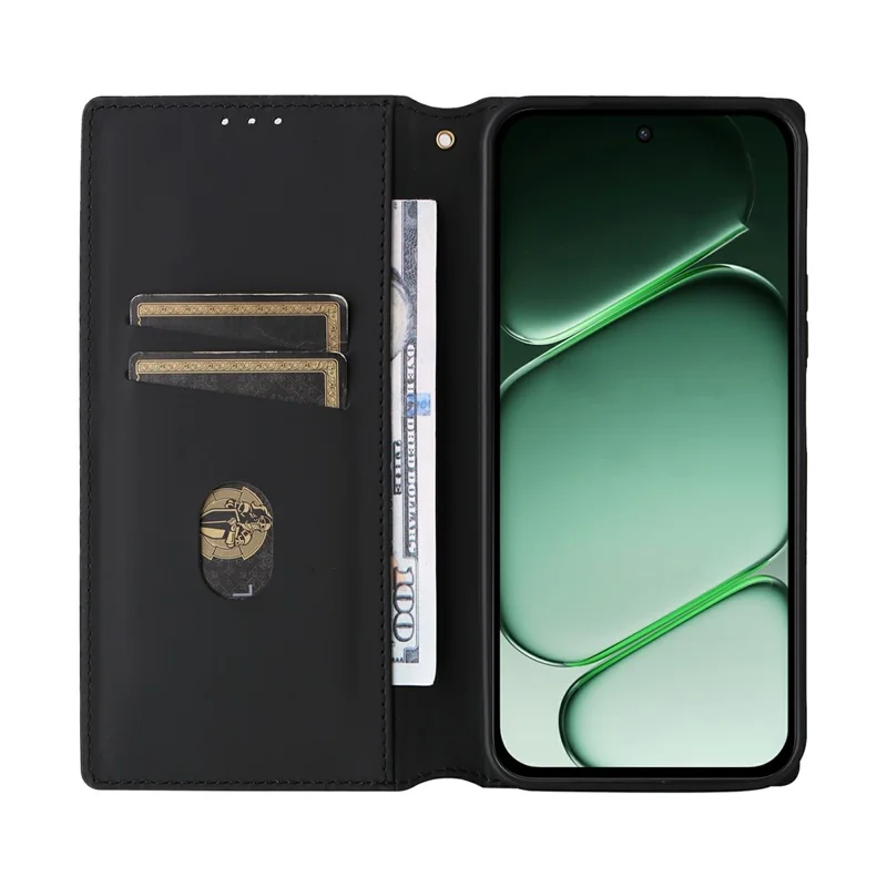 For OnePlus N6 4G Case Wallet Rhombus Imprinted PU Leather Phone Cover - Silver