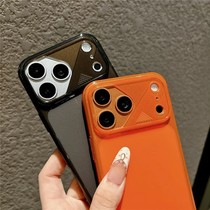 Für iPhone 18 Pro / 17 Pro Hülle erhöhter Kameraschutz weiche TPU-mattierte Handyhülle - Blau