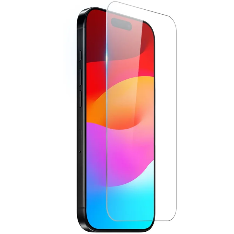 For iPhone 18 Pro NORTHJO TPU Phone Case Set with Front Screen Protector + Lens Film - Transparent