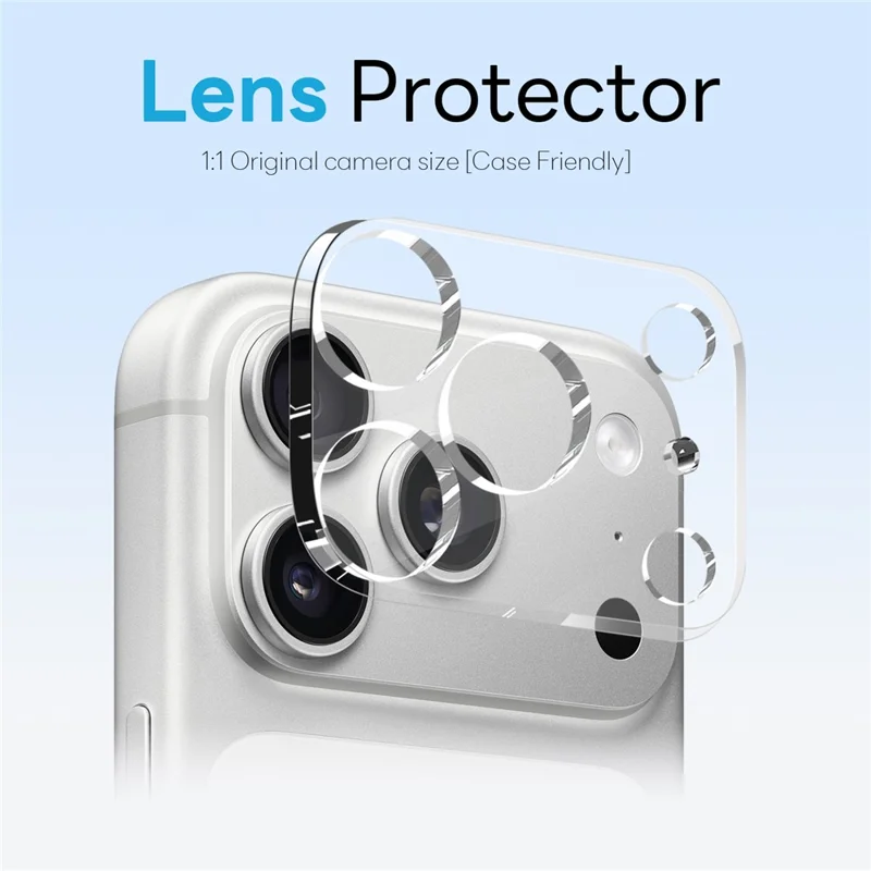 NORTHJO For iPhone 18 Pro Max Magnetic Case PC + TPU Phone Cover Set with Front Screen Protector + Lens Film
