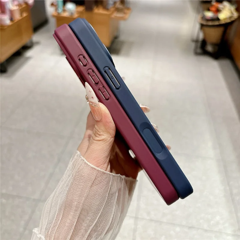 For iPhone 16 Pro Max Magnetic Case Matte Skin Touch PC + TPU Shockproof Phone Cover - Cherry Red