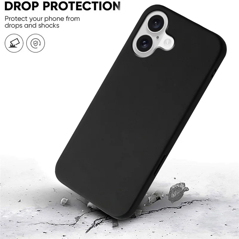 For iPhone 17 Hoesje Zachte TPU Anti-val Anti-slipstructuur Telefoonhoes
