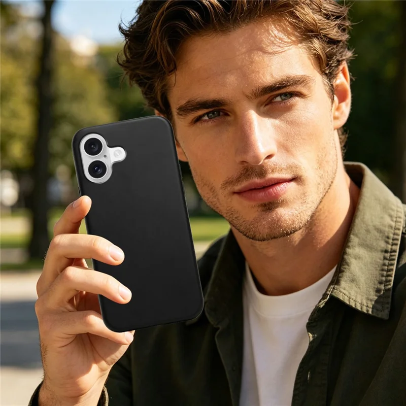 For iPhone 17 Hoesje Zachte TPU Anti-val Anti-slipstructuur Telefoonhoes