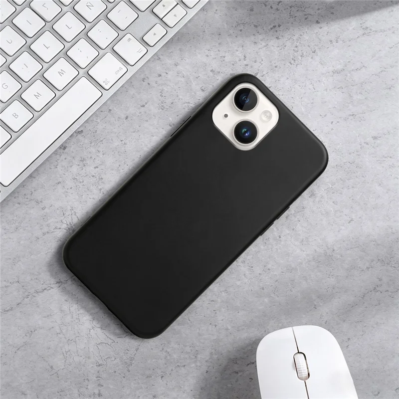 For iPhone 15 Case Soft TPU Anti-Drop Non-Slip Texture Phone Cover